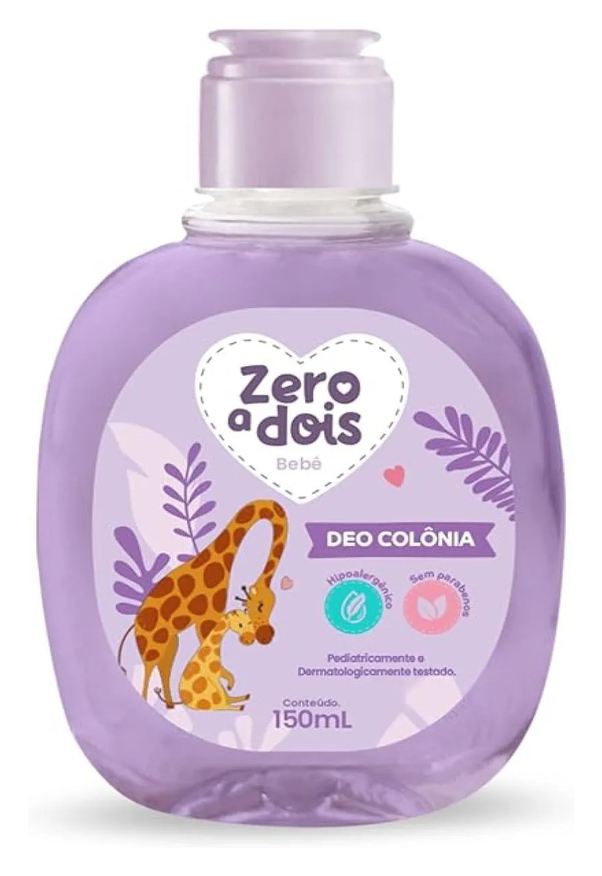 Zero a Dois Colônia Infantil Aroma Baby Lavanda 150ml