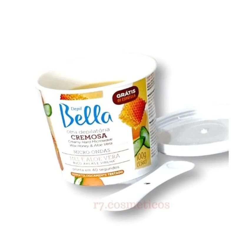 Bella Depil Mel Cera Depilatória Micro-ondas 100g