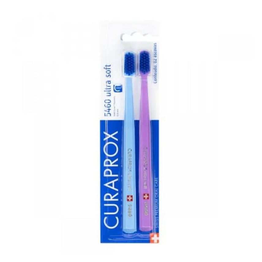 Curaprox Ultra Soft Duo Especial Edition Cs5460d Cores Sortidas - Escova Dental - 2 Unidades
