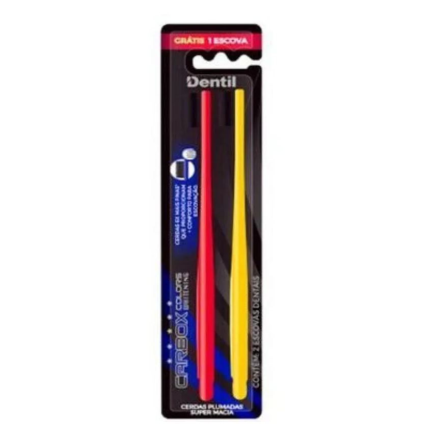 Dentil Escova Dental Carbox Colors Whitening Leve 2 Pague 1