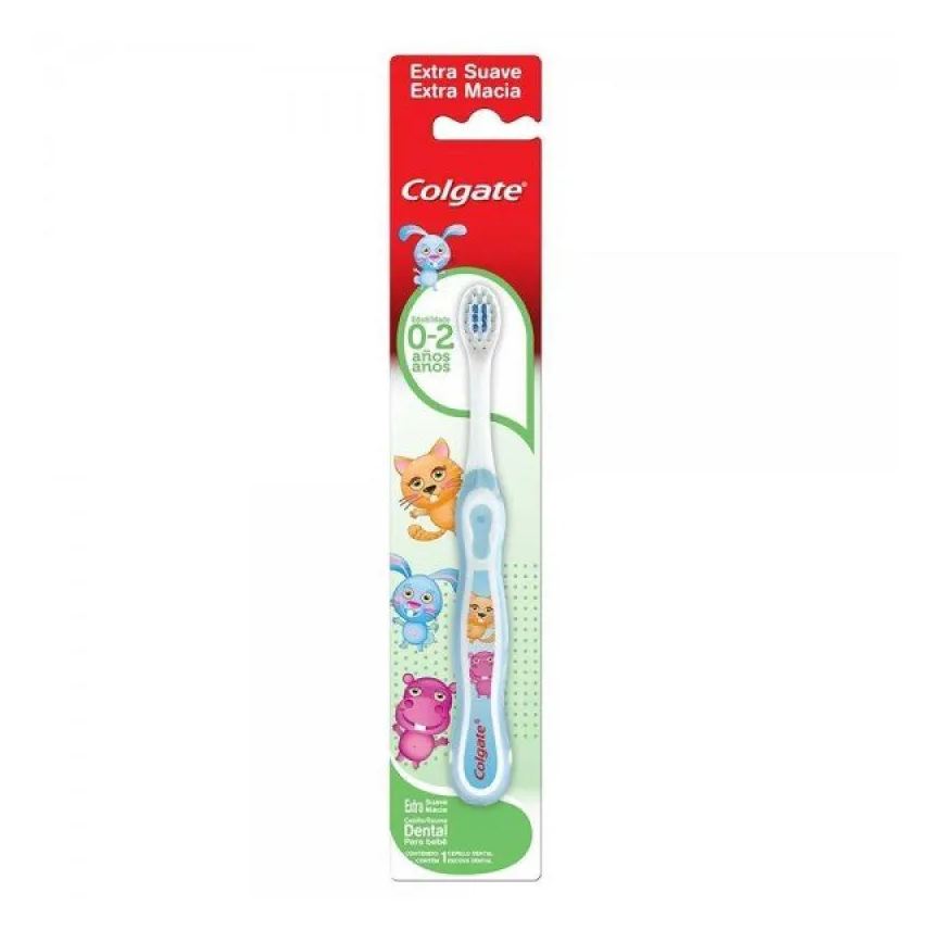 Colgate Escova Dental My First sem Flúor - Extra Macia 1 Unidade 0 a 2 Anos