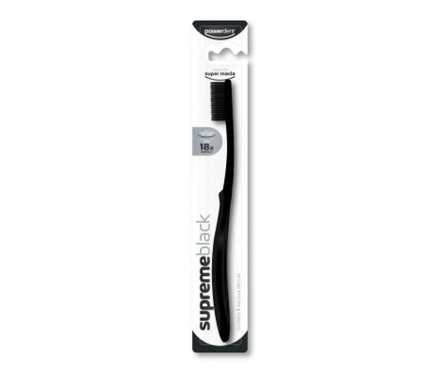 Powerdent Escova Dental Supreme Black