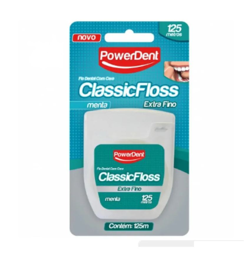 Dental Fio Powerdent Extra Fino 125m