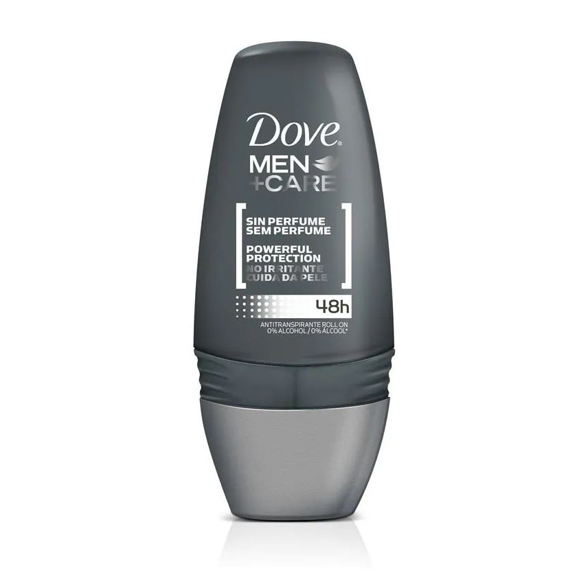 Unilever Desodorante Antitranspirante Roll-on Dove Men + Care sem Perfume 50ml