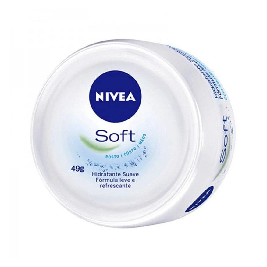 Nivea Creme Hidratante Corporal E Facial Soft com 49g