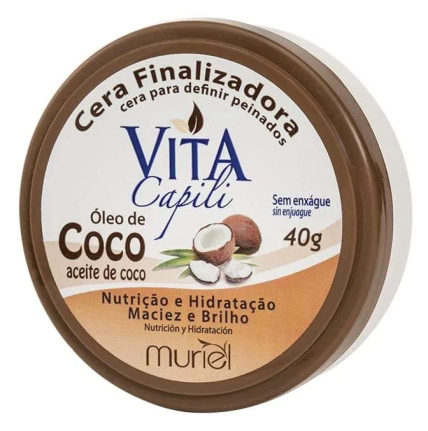 Vita Cera Finalizadora Capilar Óleo de Coco 40g