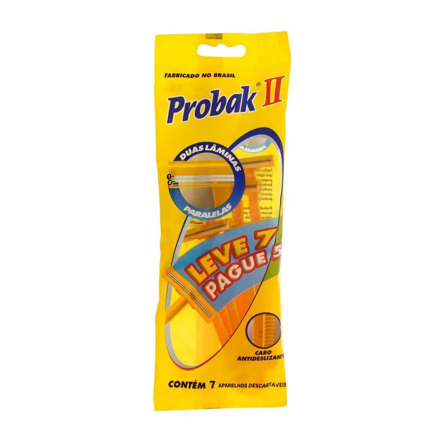 Probak Ii Barbeador Descartável Leve 7 Pague 5