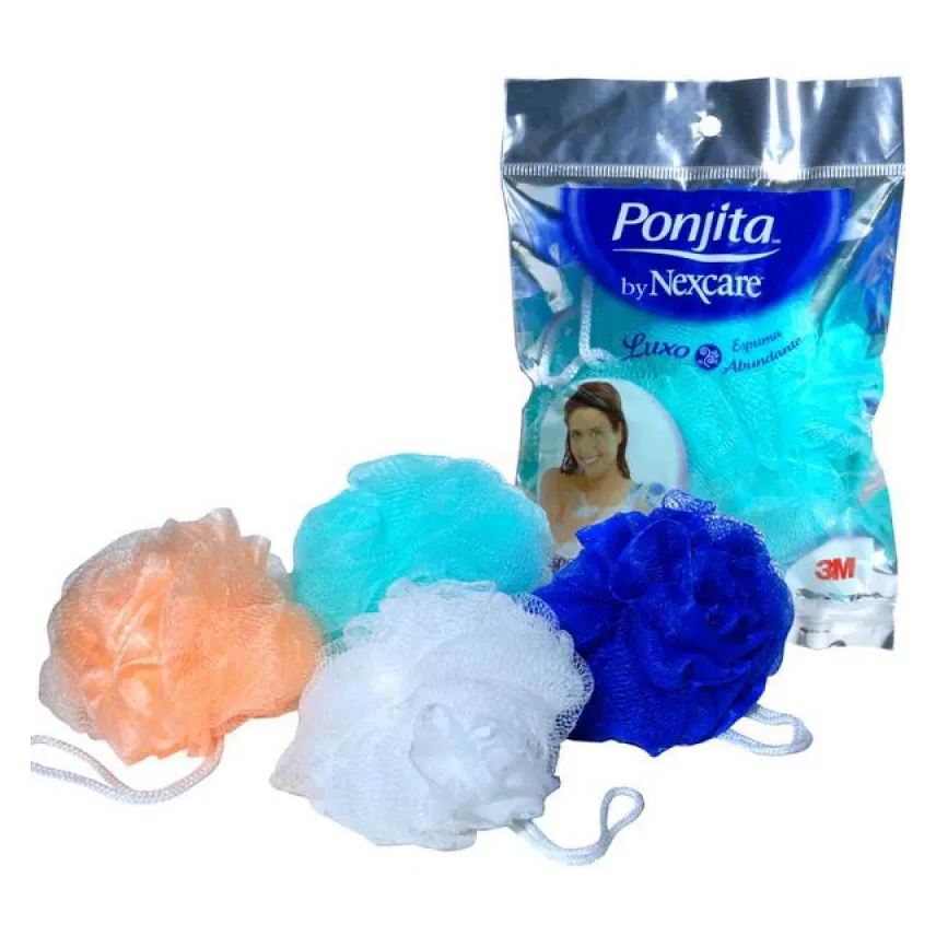 Ponjita Esponja para Banho Espuma Abundante