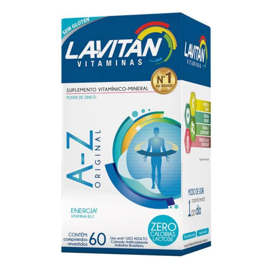 Cimed Suplemento Vitamínico-mineral Lavitan A-z Original 60 comprimidos