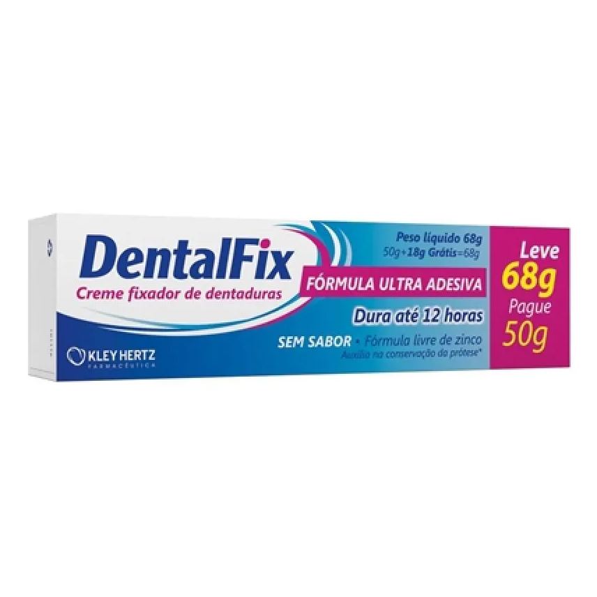 Creme Dentalfix Fixador sem Sabor 68g