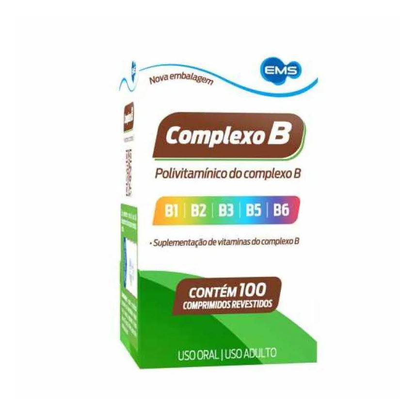 Complexo B Vitamina Ems - 100 comprimidos
