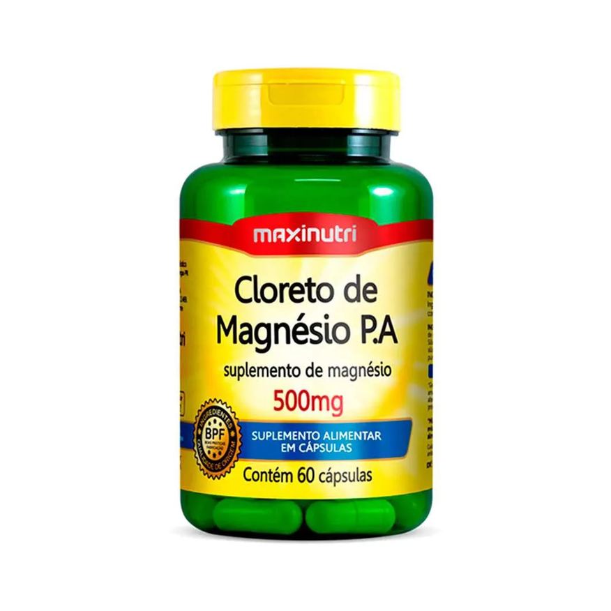 Maxinutri Cloreto de Magnésio P a 500mg com 60 Cápsulas