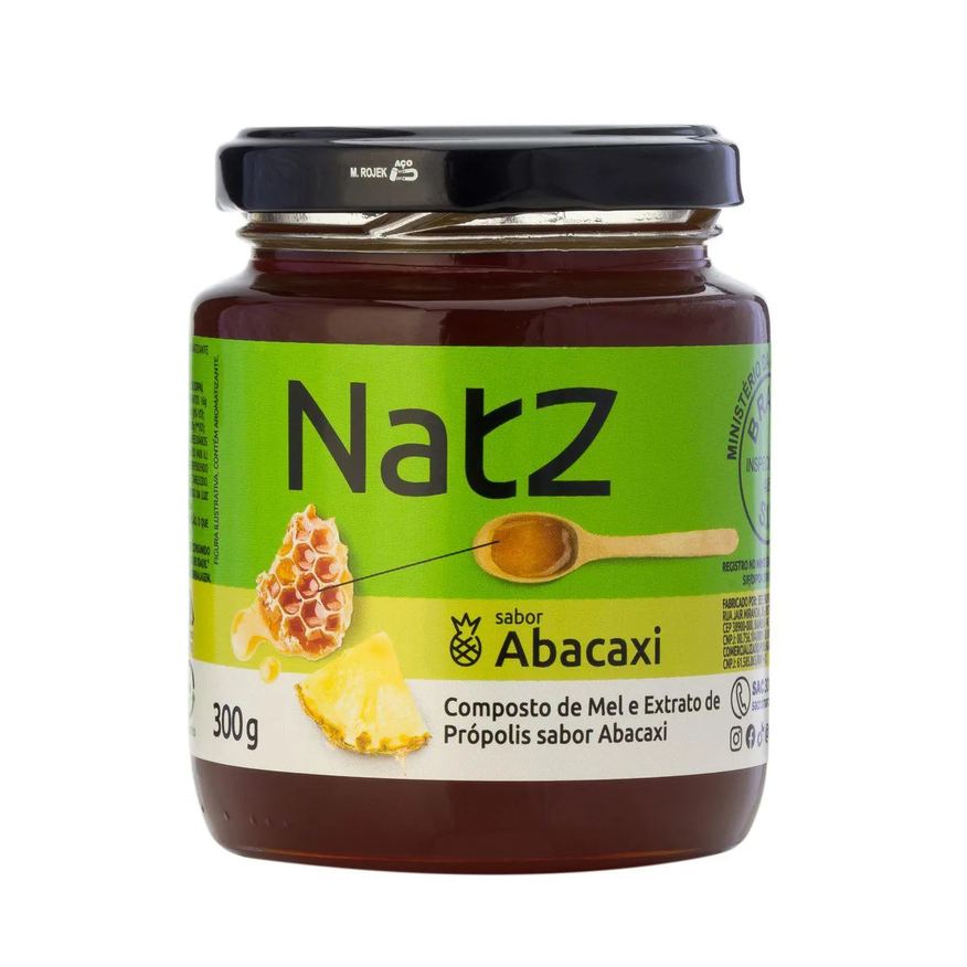 de Composto Mel e Própolis Natz Abacaxi 300g