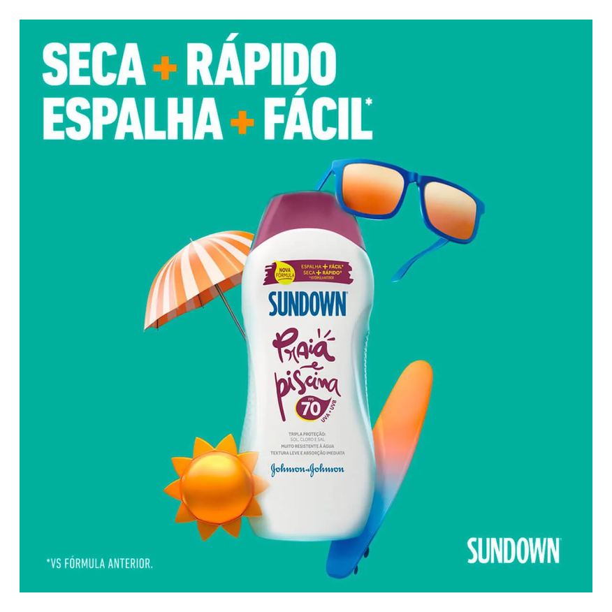 Sundown Protetor Solar Corporal Loção FPS 70 200ml