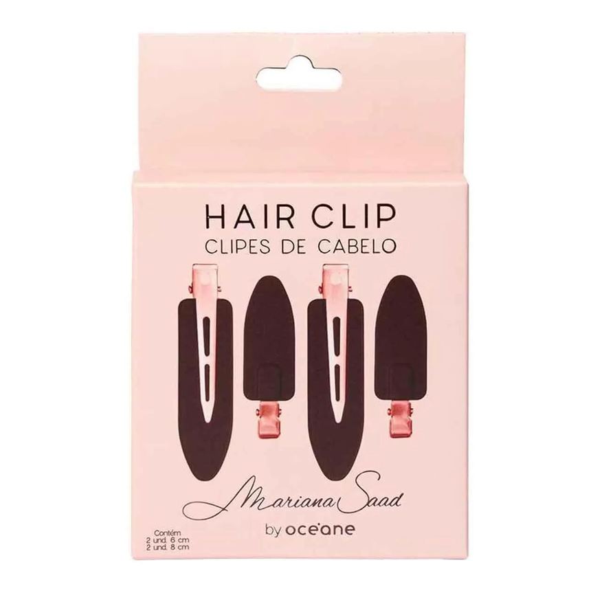 Océane Clips de Cabelo Marsala Mariana Saad By 4 unidades