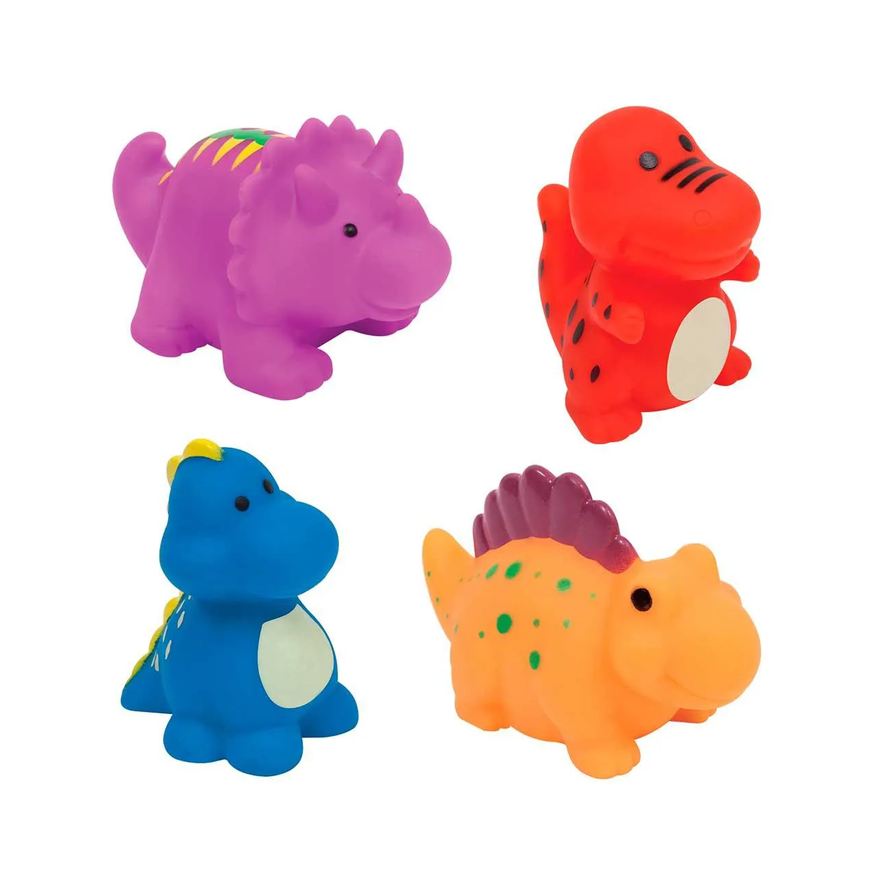 Buba Kit Bichinhos de Borracha para Banho Baby Dinos com 1 unidade