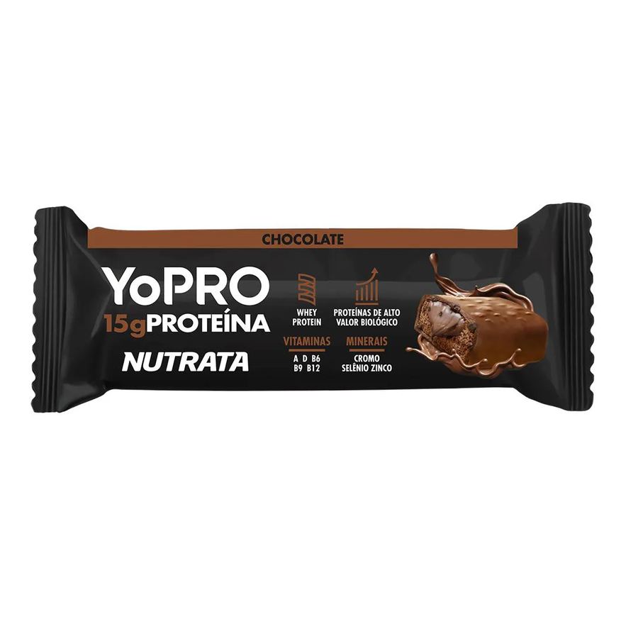 Yopro Barra de Proteína Nutrata Chocolate 55g
