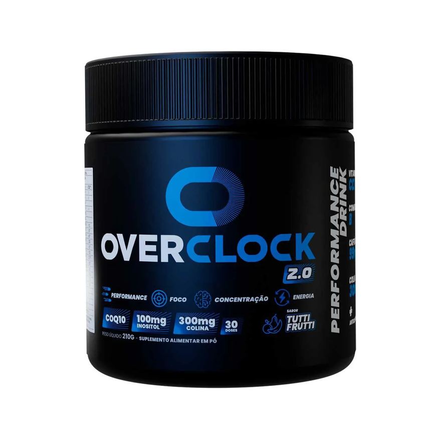 Overclock Suplemento 2.0 Tutti Frutti 210g
