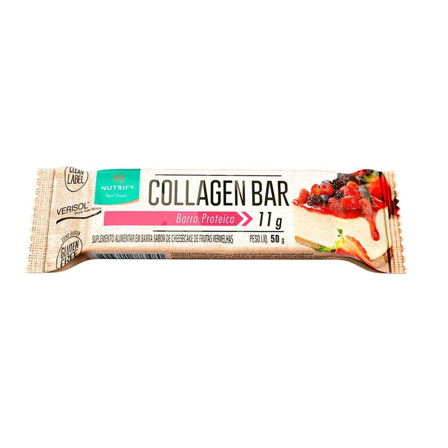 Nutrify Barra Proteica Collagen Bar Cheesecake 50g