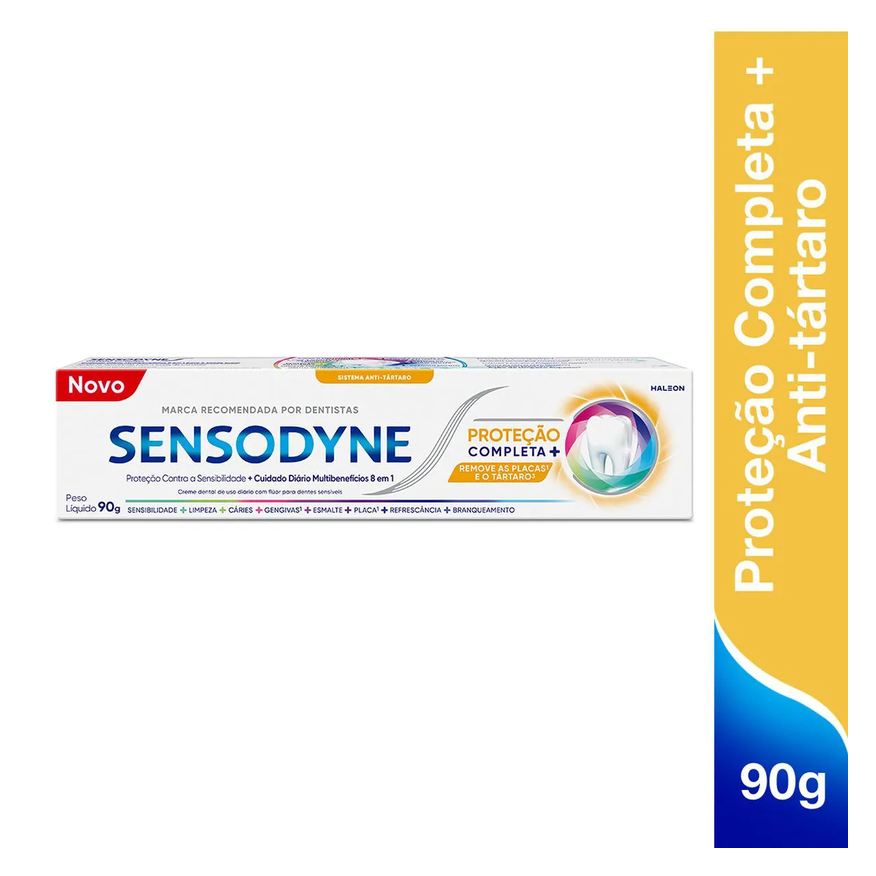 Sensodyne Creme Dental Proteção Completa + Antitártaro 90g