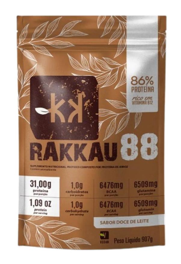 Rakkau Proteína Vegetal 88 Doce de Leite 907g