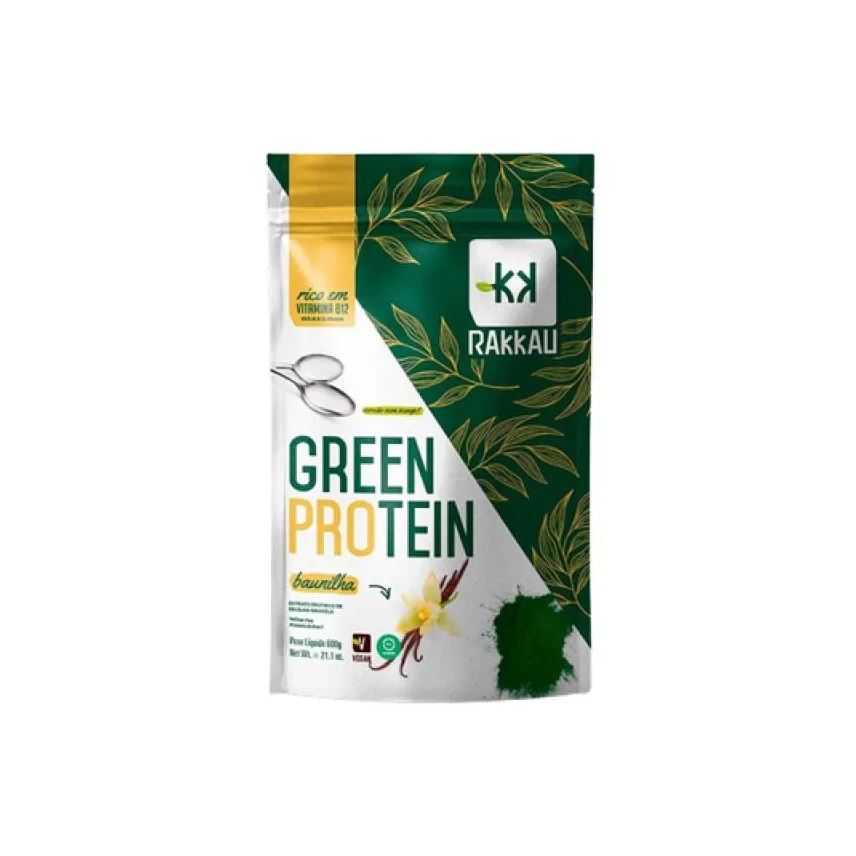 Rakkau Kit Proteína Vegetal Green Protein Baunilha 600g 2 unidades