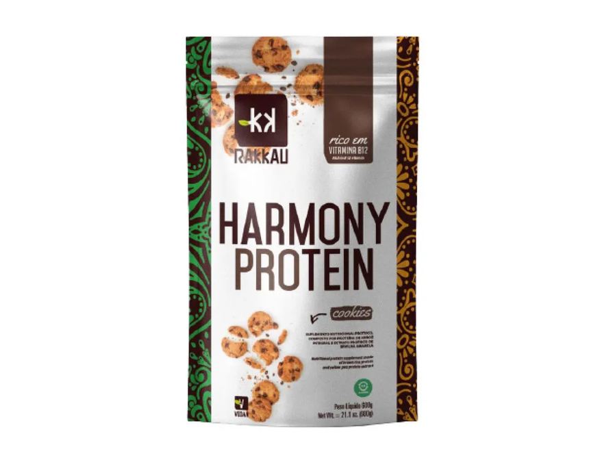 Rakkau Kit Proteína Vegetal Harmony Protein Cookies Vegano 600g 2 unidades