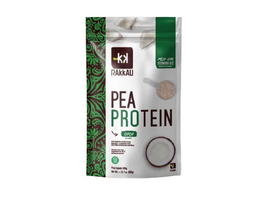 Rakkau Kit Proteína Vegetal Pea Protein Côco 600g 2 unidades
