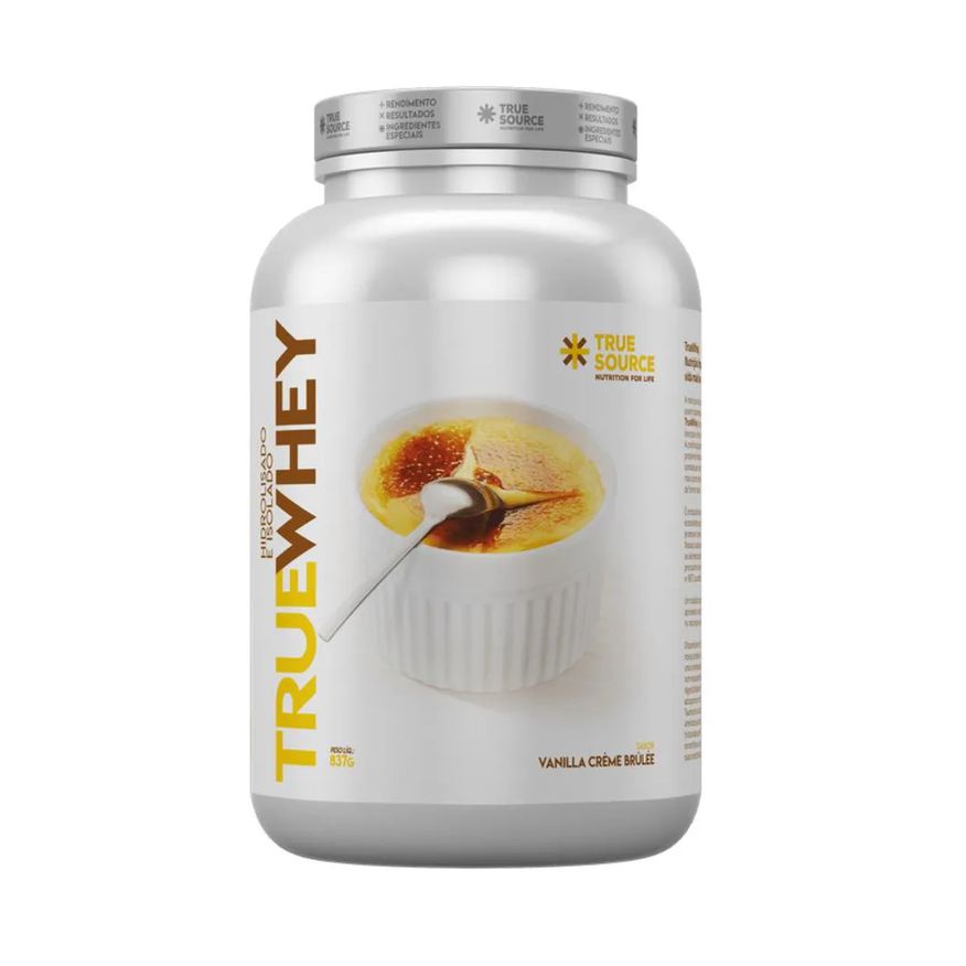 True Proteína Whey Creme Brulee True Source 837g