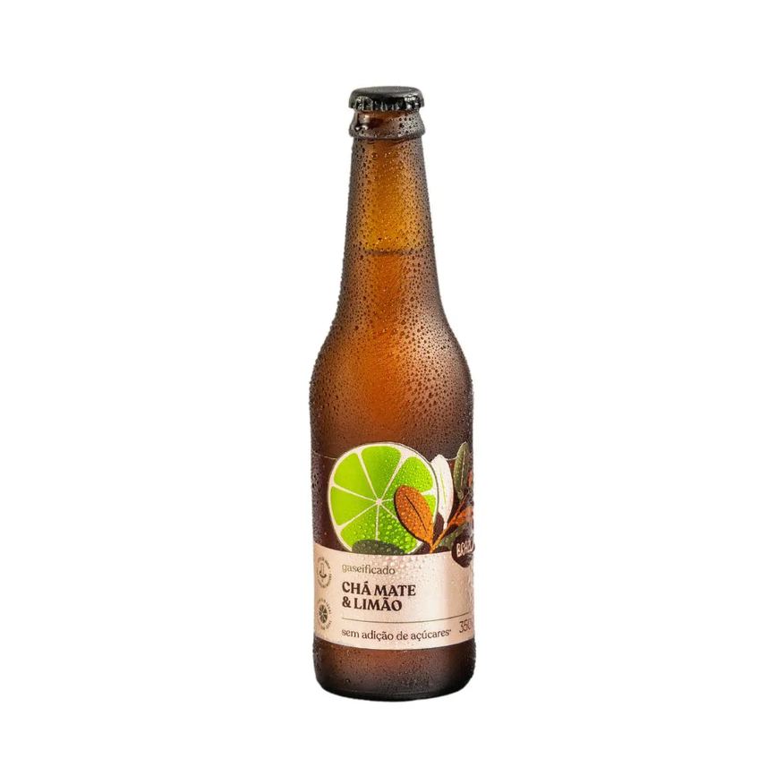 O.B. Kit 2x: Chá Mate com Limão Gaseificado Brazô 350ml