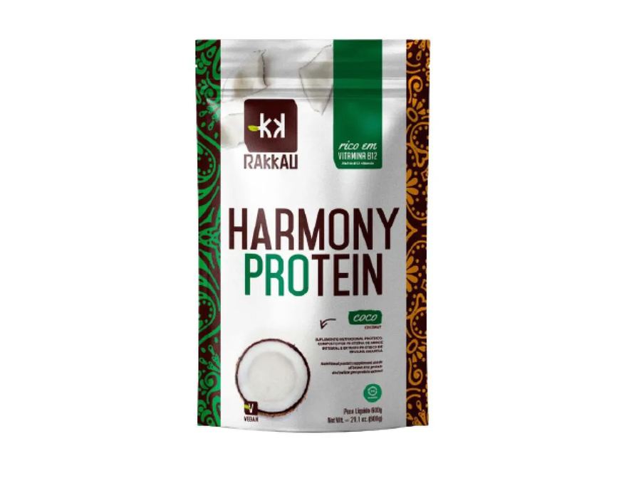 Rakkau Suplemento Vegana Harmony Protein Côco 600g