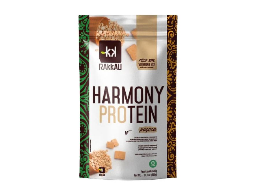 Rakkau Suplemento Vegana Harmony Protein Paçoca 600g