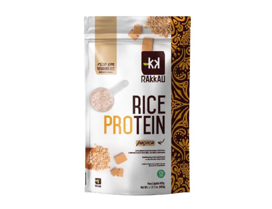 Rakkau Proteína de Arroz Vegana Rice Protein Paçoca 600g