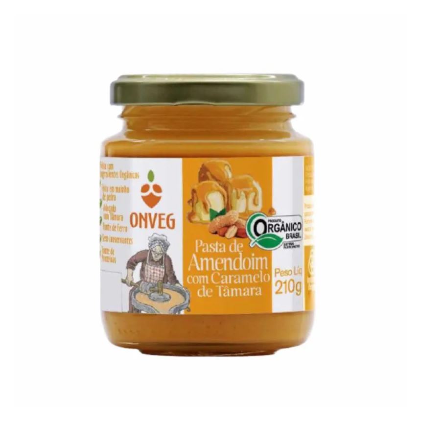 ONVEG KIT 2X: PASTA DE AMENDOIM COM TâMARA ORGâNICA 210g