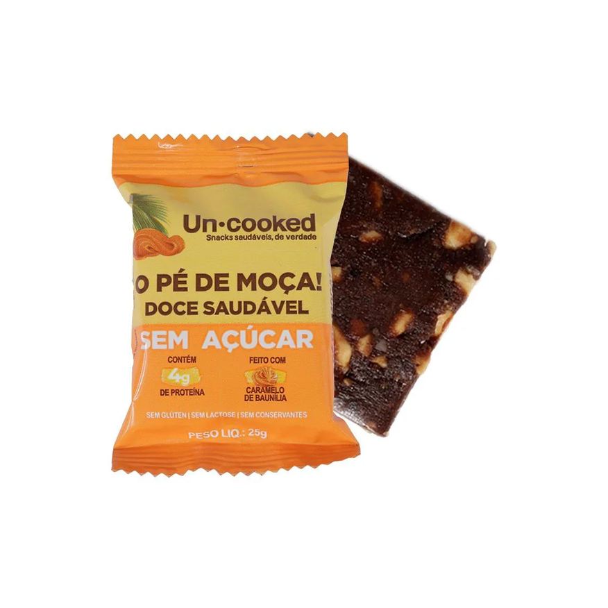 Uncooked Kit 6x: o Pé de Moça! Sem Glúten Vegano 25g