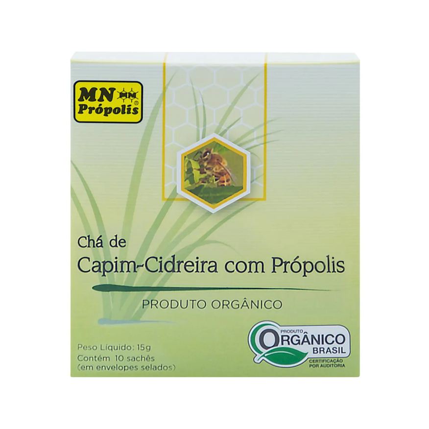 Mn Food Kit 2x: Chá Capim Cidreira Própolis Organic10 Sachês