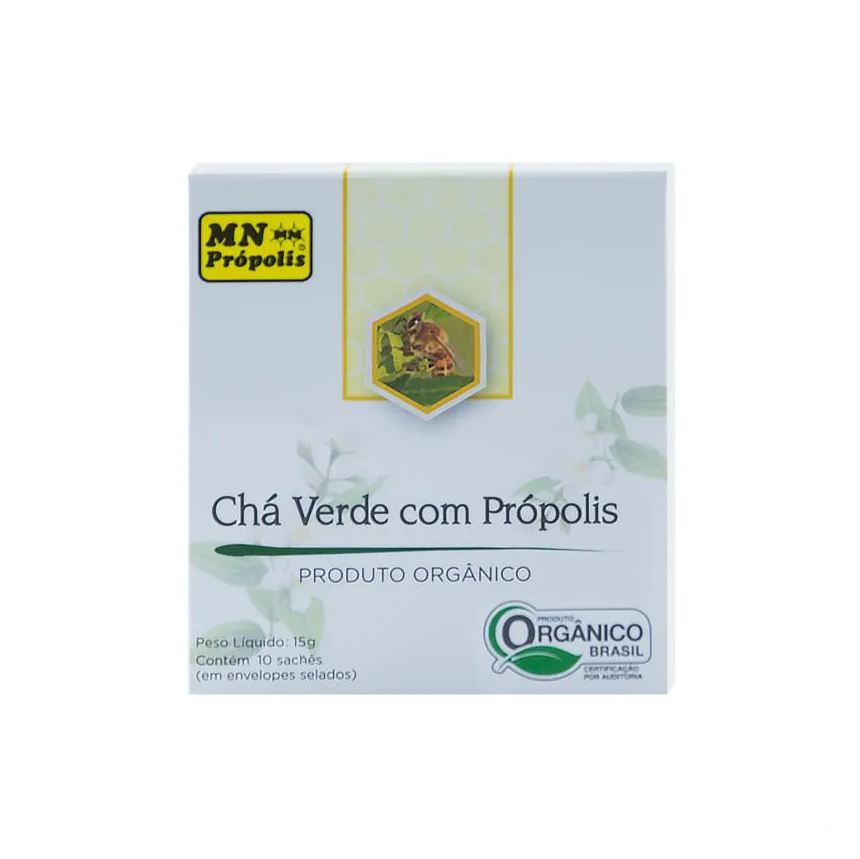Mn Food Kit 2x: Chá Verde com Própolis Orgânico 10 Sachês