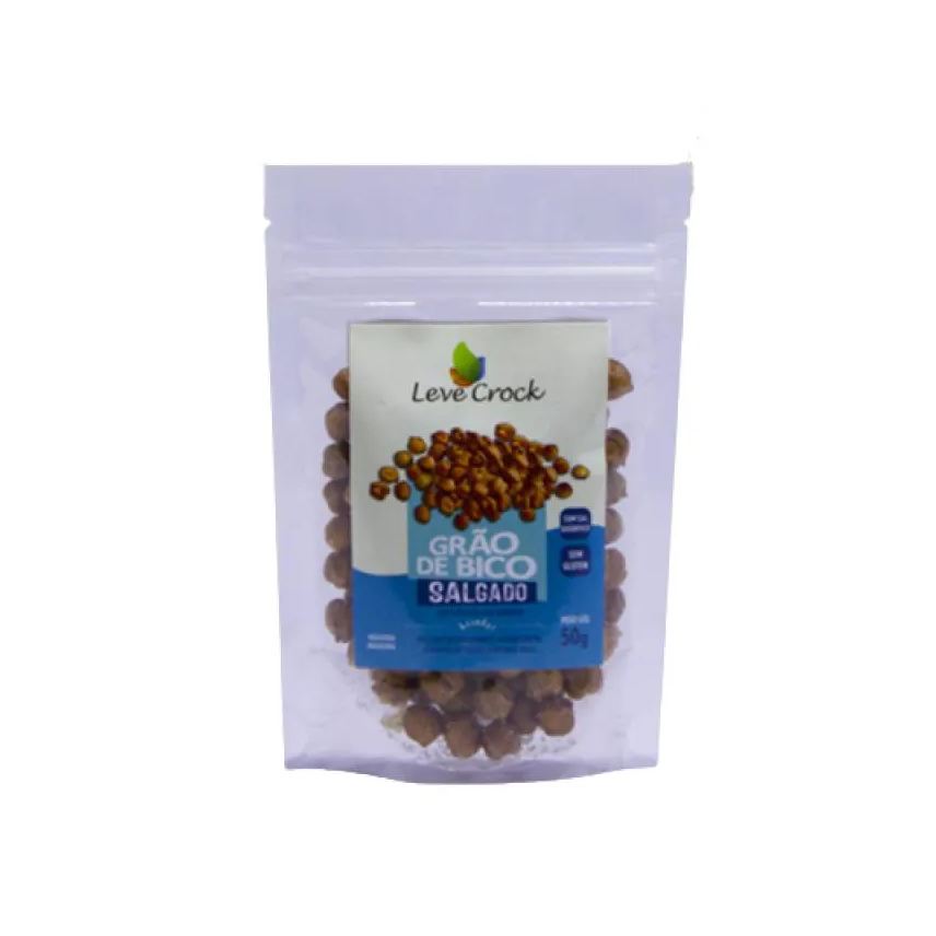 Leve Croc Kit 2x: Grão de Bico Salgado Sem Glúten Leve Crock 50g