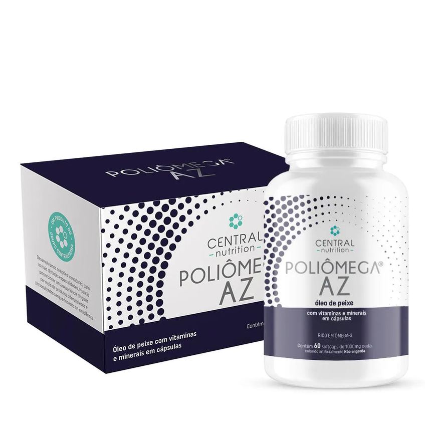 Central Nutrition Poliômega® AZ - 60 Cápsulas De 1500mg