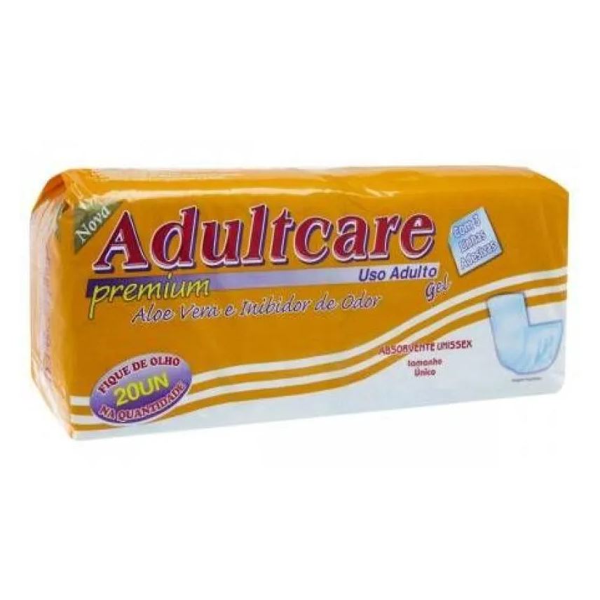Adultcare Absorvente Geriátrico Premium Unissex 20 unidades