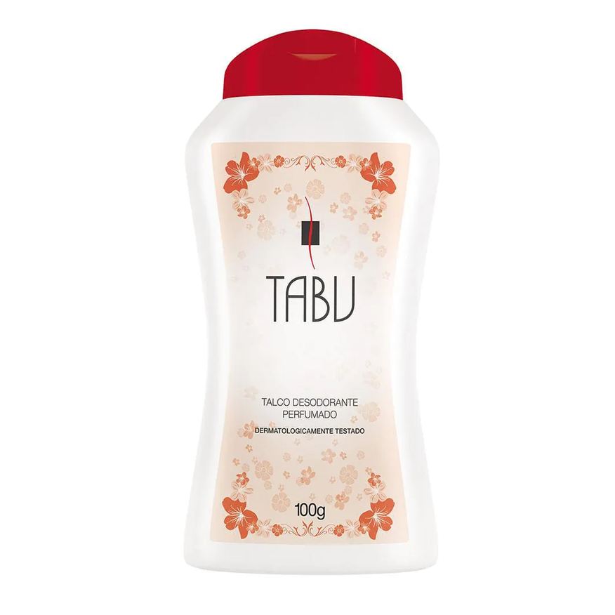 Desodorante Talco Perfumado Tabu Adulto 100g