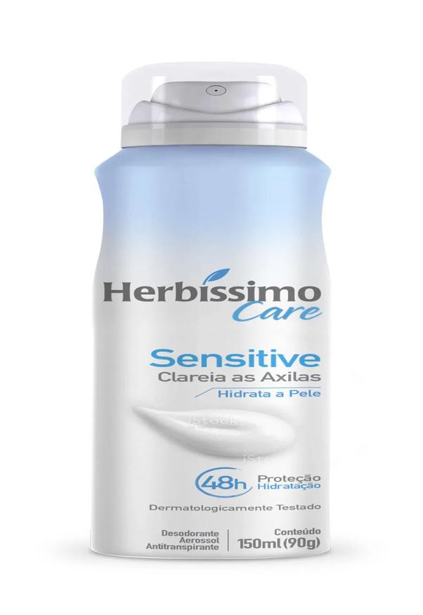 Herbíssimo Desodorante Aerossol Antitranspirante Herbissimo Care Sensitive