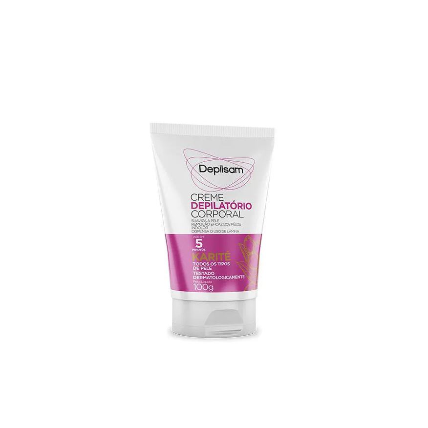 Depilatório Creme Corporal Depilsam Karité 100g
