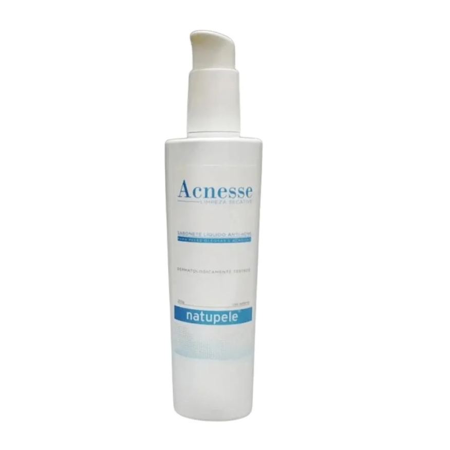Natupele Acnesse Antiacne Sabonete Líquido Limpeza Secative 250g