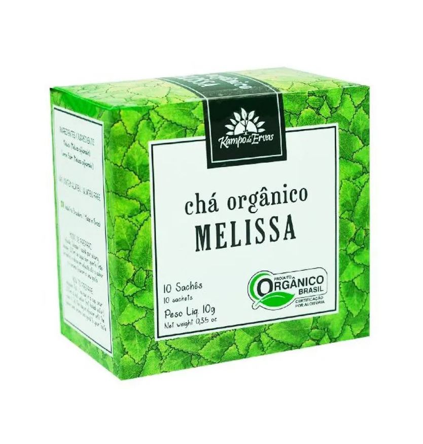 Kampo de Ervas Chá de Melissa Orgânico 10 Sachês