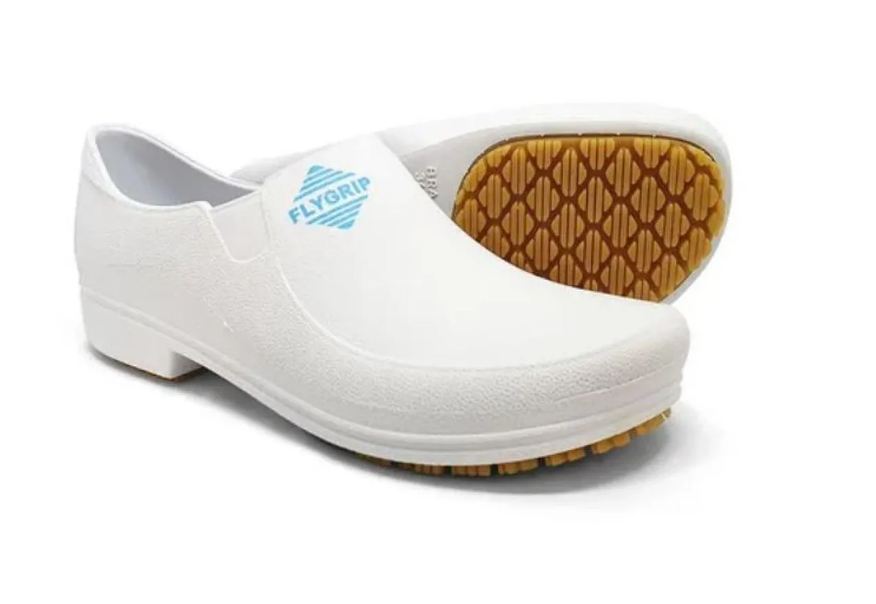 Flygrip Sapato Ocupacional com Salto Classic Branco - 35
