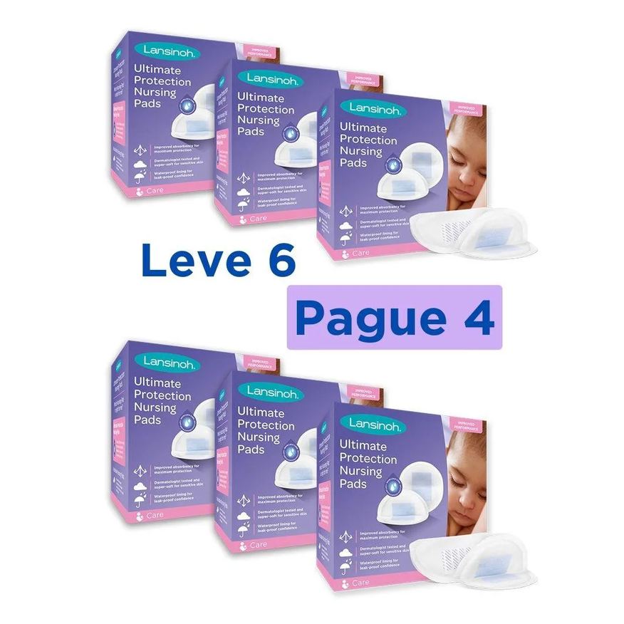 Lansinoh Absorvente para Seios Ultimate Protection 6 unidades