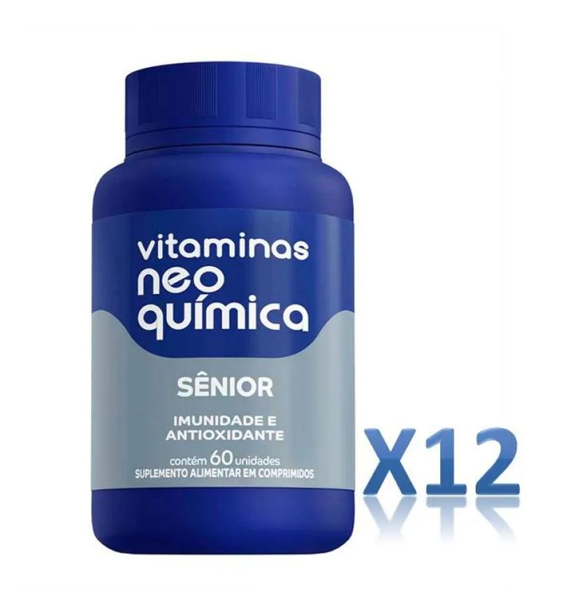 Neo Química Kit 12 Suplemento Vitamínico Sênior 60 cápsulas