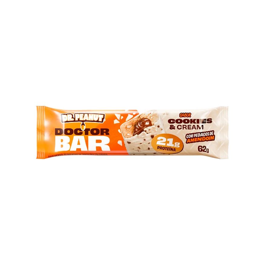 De Barra Proteina Dr.peanut Doctor Bar Cookies E Cream 62g