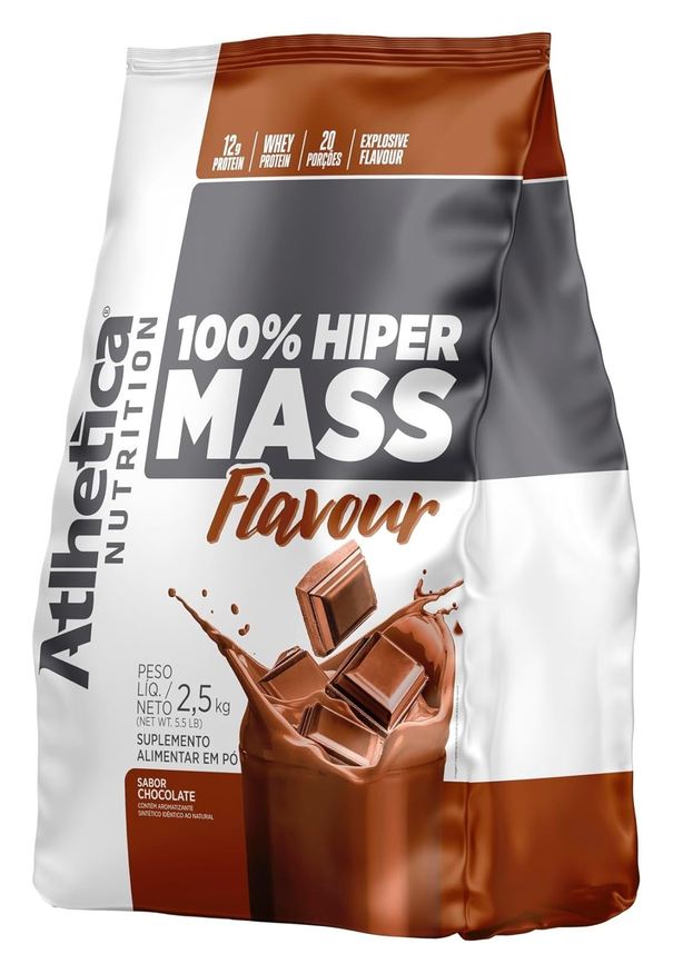 Nutrition Atlhetica 100% Hiper Mass Flavour, 2.5kg, Chocolate